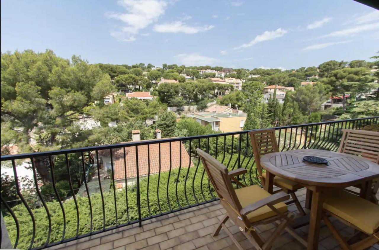 Azur - Vue Mer - Parking - Climatisation Cassis Kültér fotó